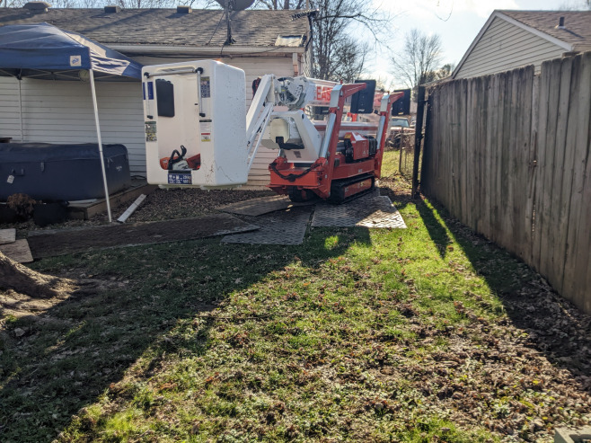 Limited access space Hope indiana